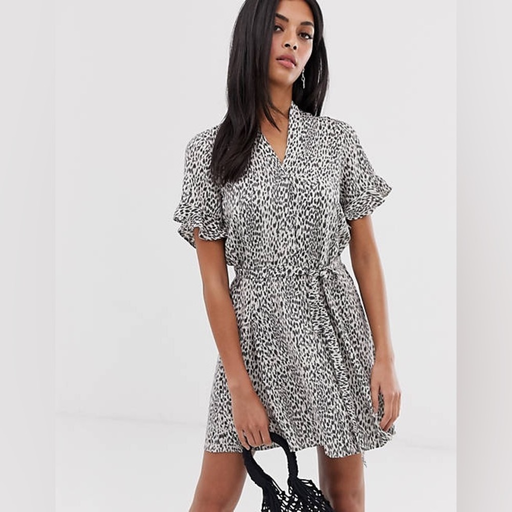 Leopard Print Mini Dress